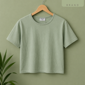 Ladies solid colour slim fit t-shirt