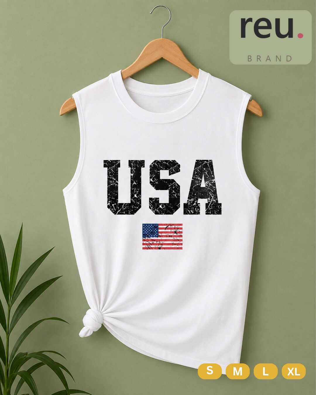 USA flag Rose summer casual americian flag — REU Brand